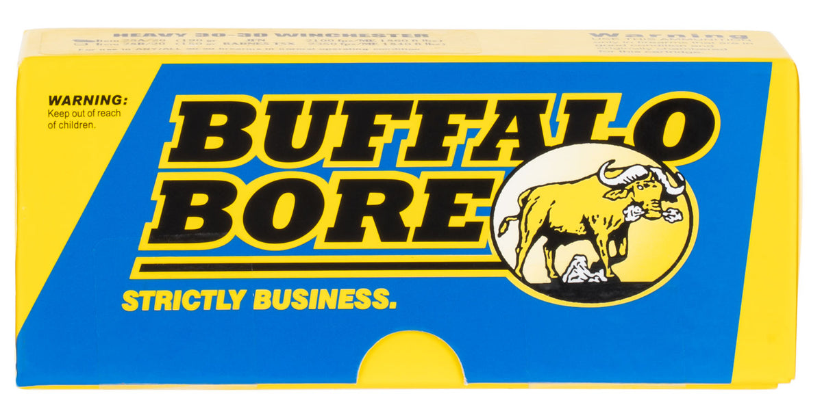 Buffalo Bore .45-70 Government Lever Gun Semi-Jacketed Flat Point 350 Grain 20/Box
