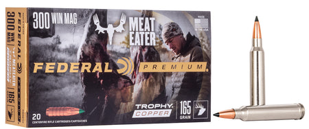 Federal .300 Winchester Mag Premium Trophy Copper 165 Grain 20/Box