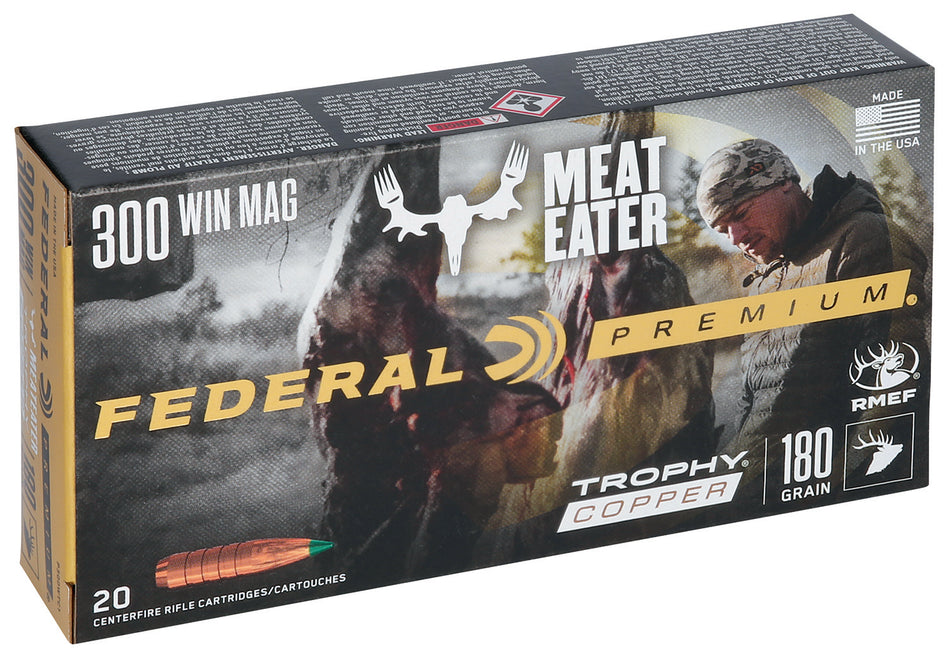 Federal .300 Winchester Mag Premium Trophy Copper 180 Grain 20/Box [Item 1158]