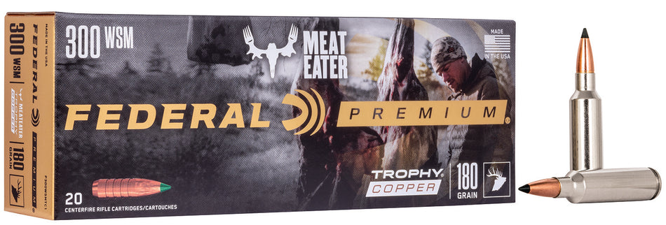 Federal .300 WSM Premium Trophy Copper 180 Grain 20/Box