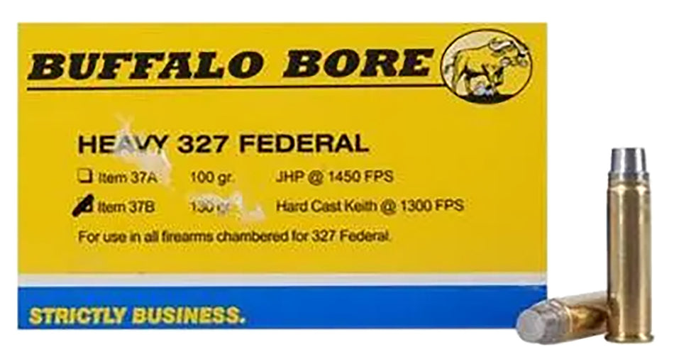 Buffalo Bore .327 Federal Mag Heavy Hard Cast 130 Grain 20/Box