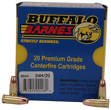 Buffalo Bore 9mm Luger / Parabellum +P+ Barnes TAC-XP Lead Free 115 Grain 20/Box