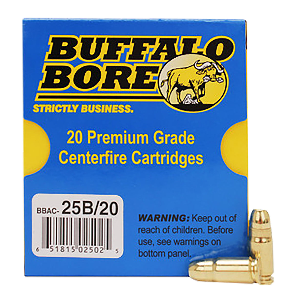 Buffalo Bore .357 Sig Heavy Full Metal Jacket Flat Nose 125 Grain 20/Box
