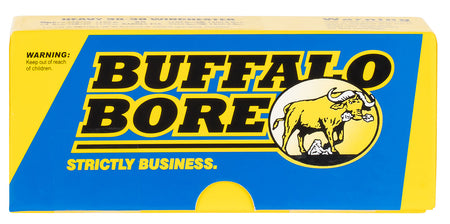 Buffalo Bore 9mm Luger / Parabellum Outdoorsman +P Hard Cast Flat Nose 147 Grain 20/Box