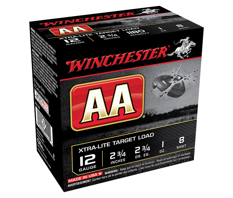 Winchester 12 Gauge  #8 1 oz 2.75 in 250/Box [Item 8024]