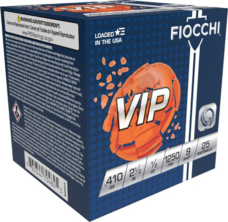 Fiocchi .410 Bore Exacta Target VIP #9 1/2 oz 2.5 in 250/Box