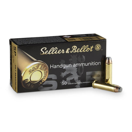 Sellier and Bellot .357 Magnum Handgun Soft Point 158 Grain 50/Box