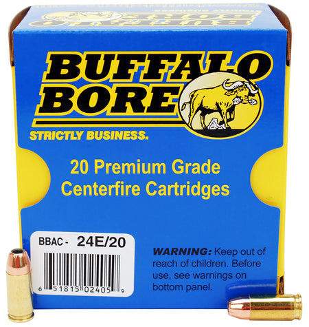 Buffalo Bore 9mm Luger / Parabellum Personal Defense +P Jacketed Hollow Point 124 Grain 20/Box