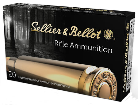 Sellier and Bellot 6.5x55mm Swedish Rifle Full Metal Jacket Boat Tail 140 Grain 20/Box