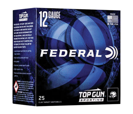 Federal 12 Gauge Top Gun Sporting #7.5 1 oz 2.75 in 250/Box [Item 9448]