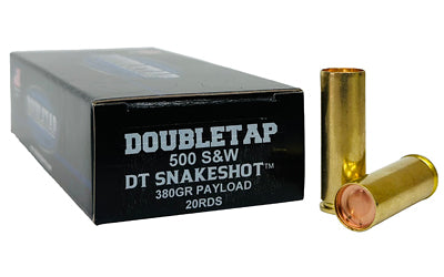DoubleTap .500 S&W Mag Snake Shot Hardcast Solid 380 Grain 20/Box