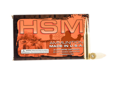HSM .338 Lapua Magnum Match Sierra MatchKing Boat Tail Hollow Point 250 Grain 20/Box