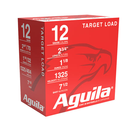 Aguila 12 Gauge Competition Sporting Clays High Velocity #7.5 1-1/8 oz 2.75 in 250/Box
