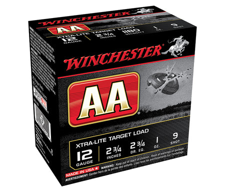 Winchester 12 Gauge  #9 1 oz 2.75 in 250/Box [Item 8025]