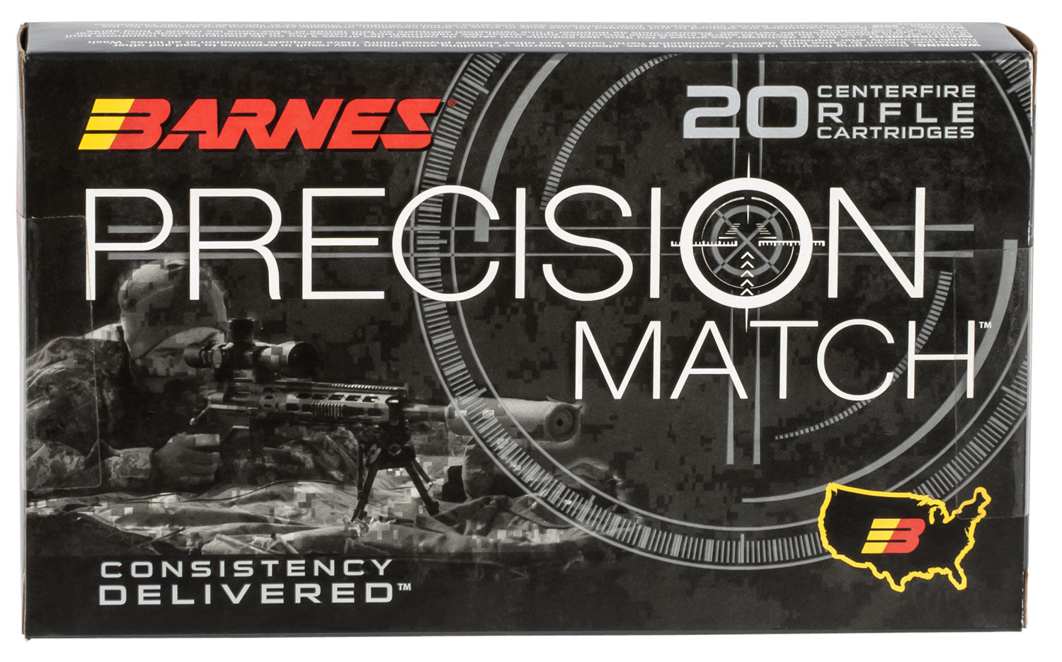 Barnes .300 Winchester Mag Precision Match Open Tip Match Boat Tail 220 Grain 20/Box