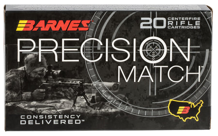 Barnes .300 Winchester Mag Precision Match Open Tip Match Boat Tail 220 Grain 20/Box