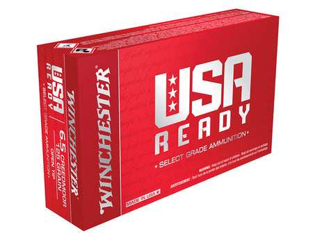 Winchester 6.5mm Creedmoor USA Ready Open Tip 125 Grain 20/Box