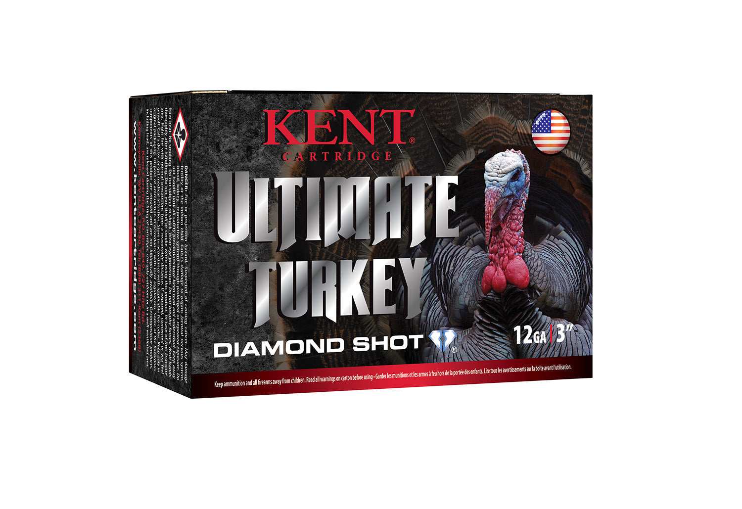 Kent Cartridge 12 Gauge Ultimate Turkey Diamond Shot #5 1-3/4 oz 3 in 10/Box