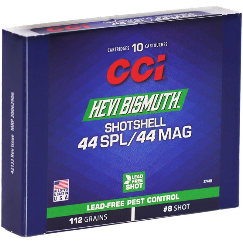 CCI .44 S&W Special #8 Shotshell 112 Grain 10/Box