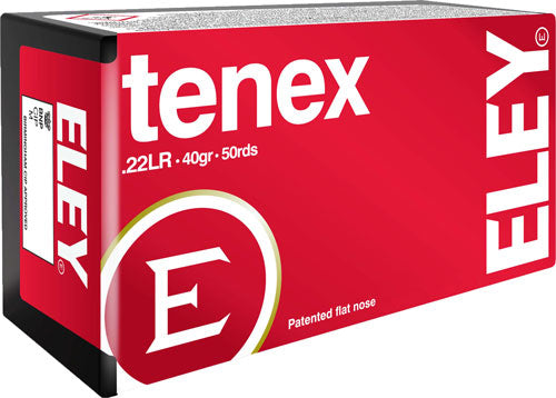 Eley .22 Long Rifle Tenex Round Nose 40 Grain 50/Box