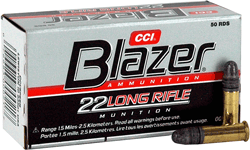Blazer .22 Long Rifle High Velocity Lead Round Nose 40 Grain 50/Box