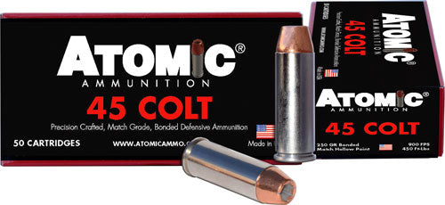 Atomic .45 Long Colt Precision Craft Bonded Match Hollow Point 250 Grain 50/Box