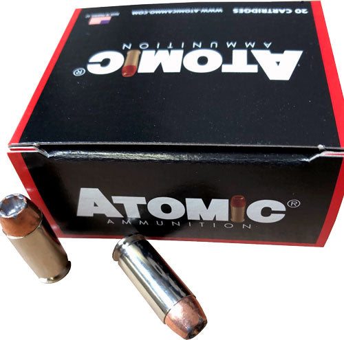 Atomic 10mm Auto  Bonded JACKETED HOLLOW POINT 155 Grain 20/Box