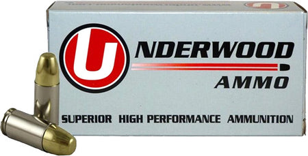 Underwood Ammo 9mm Luger / Parabellum +P+ Full Metal Jacket 147 Grain 50/Box