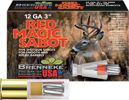 Brenneke 12 Gauge Red Magic Sabot Hunting Sabot Slug Slug 1 oz 3 in 5/Box