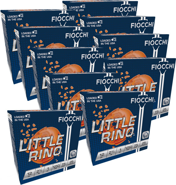 Fiocchi 12 Gauge Exacta Target Little Rino Target Handicap Load #7.5 1 oz 2.75 in 25/Box [Item 7177]