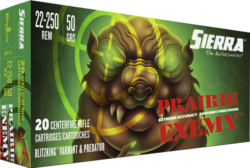 Sierra .22-250 Remington Prairie Enemy Ballistic Tip 50 Grain 20/Box