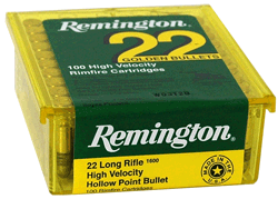 Remington .22 Long Rifle 22 Golden Bullet Plated Hollow Point 36 Grain 100/Box