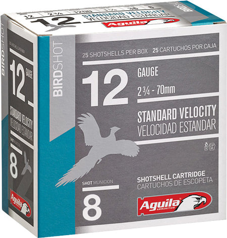 Aguila 12 Gauge Field Standard Velocity #8 1-1/8 oz 2.75 in 250/Box
