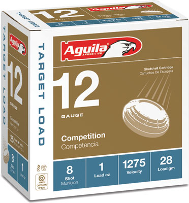 Aguila 12 Gauge Competition #8 1 oz 2.75 in 250/Box [Item 7301]