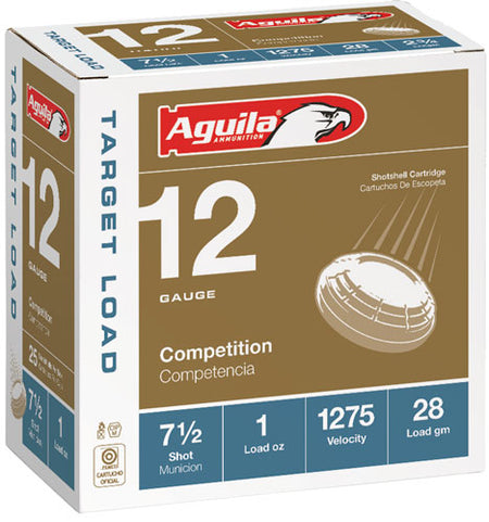 Aguila 12 Gauge Competition #7.5 1 oz 2.75 in 250/Box [Item 7314]