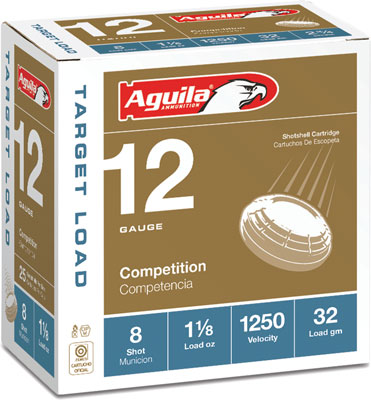 Aguila 12 Gauge Competition #8 1-1/8 oz 2.75 in 250/Box [Item 7320]