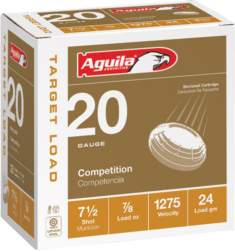 Aguila 20 Gauge Competition #7.5 7/8 oz 2.75 in 250/Box