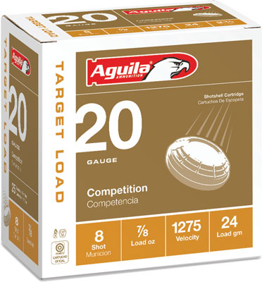 Aguila 20 Gauge Competition #8 7/8 oz 2.75 in 250/Box