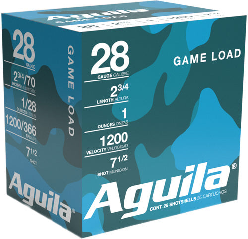Aguila 28 Gauge Hunting Standard Velocity #7.5 1 oz 2.75 in 25/Box