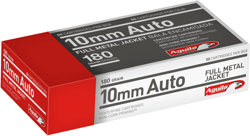 Aguila 1E102110 Target & Range Full Metal Jacket 180 Grain 10mm Auto 1200 fps