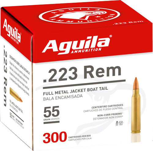 Aguila .223 Remington Target & Range Full Metal Jacket 55 Grain 300/Box