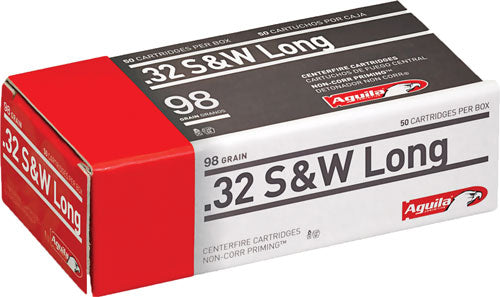 Aguila .32 S&W Long Target & Range Solid Point Lead Round Nose 98 Grain 50/Box