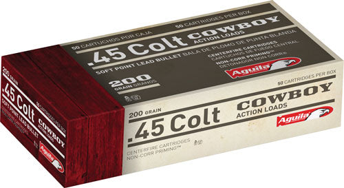 Aguila .45 Long Colt Cowboy Soft Point 200 Grain 50/Box