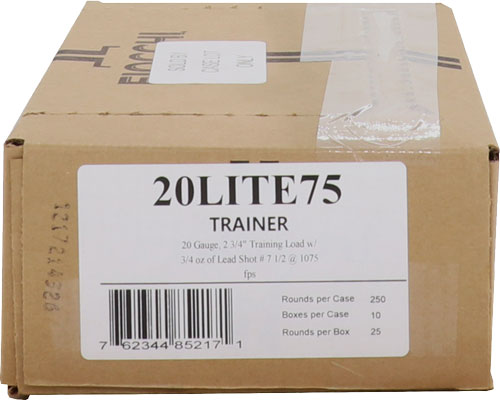 Fiocchi 20 Gauge Exacta Target Low Recoil Trainer #7.5 3/4 oz 2.75 in 250/Box