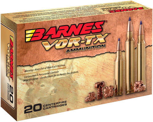 Barnes .243 Winchester VOR-TX Tipped TSX Boat Tail 80 Grain 20/Box