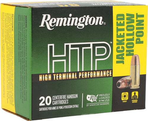 Remington .40 S&W HTP Jacketed Hollow Point 180 Grain 20/Box