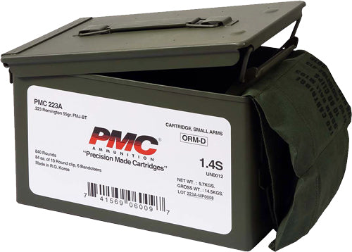PMC .223 Remington Bronze Full Metal Jacket 55 Grain 840/Box