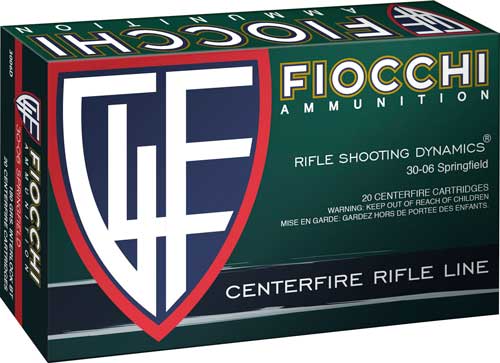 Fiocchi .30-06 Springfield Field Dynamics Jacketed Soft Point 180 Grain 20/Box