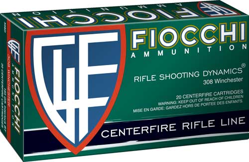 Fiocchi .308 Win / 7.62x51mm Field Dynamics InterLock Pointed Soft Point 165 Grain 20/Box