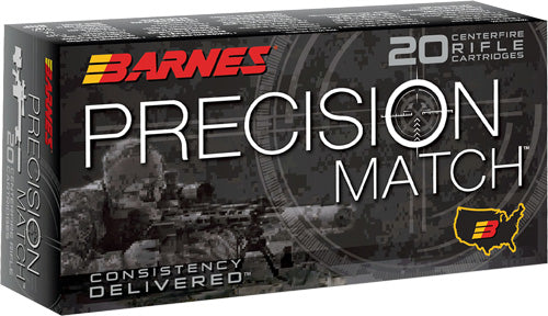 Barnes .300 AAC Blackout Precision Match Jacketed Hollow Point 220 Grain 20/Box
